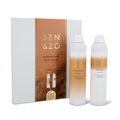 Cadeaubox Bodyspray & Showerfoam Elements Sen & Zo